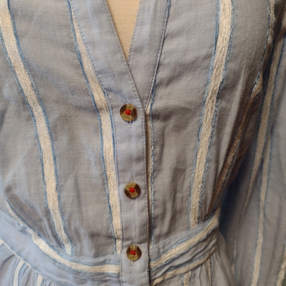 Anthropologie building  size 10 striped top - Picture 4 of 8